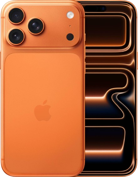 iPhone 17 Pro in Cosmic Orange